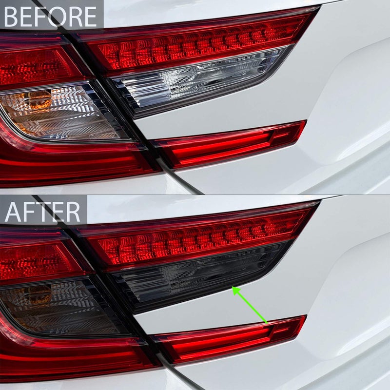 BOGAR TECH DESIGNS - Precut Tail Light Tint Kit Compatible with and Fits Honda Accord 2018-2022, Dark Smoke - Image 4